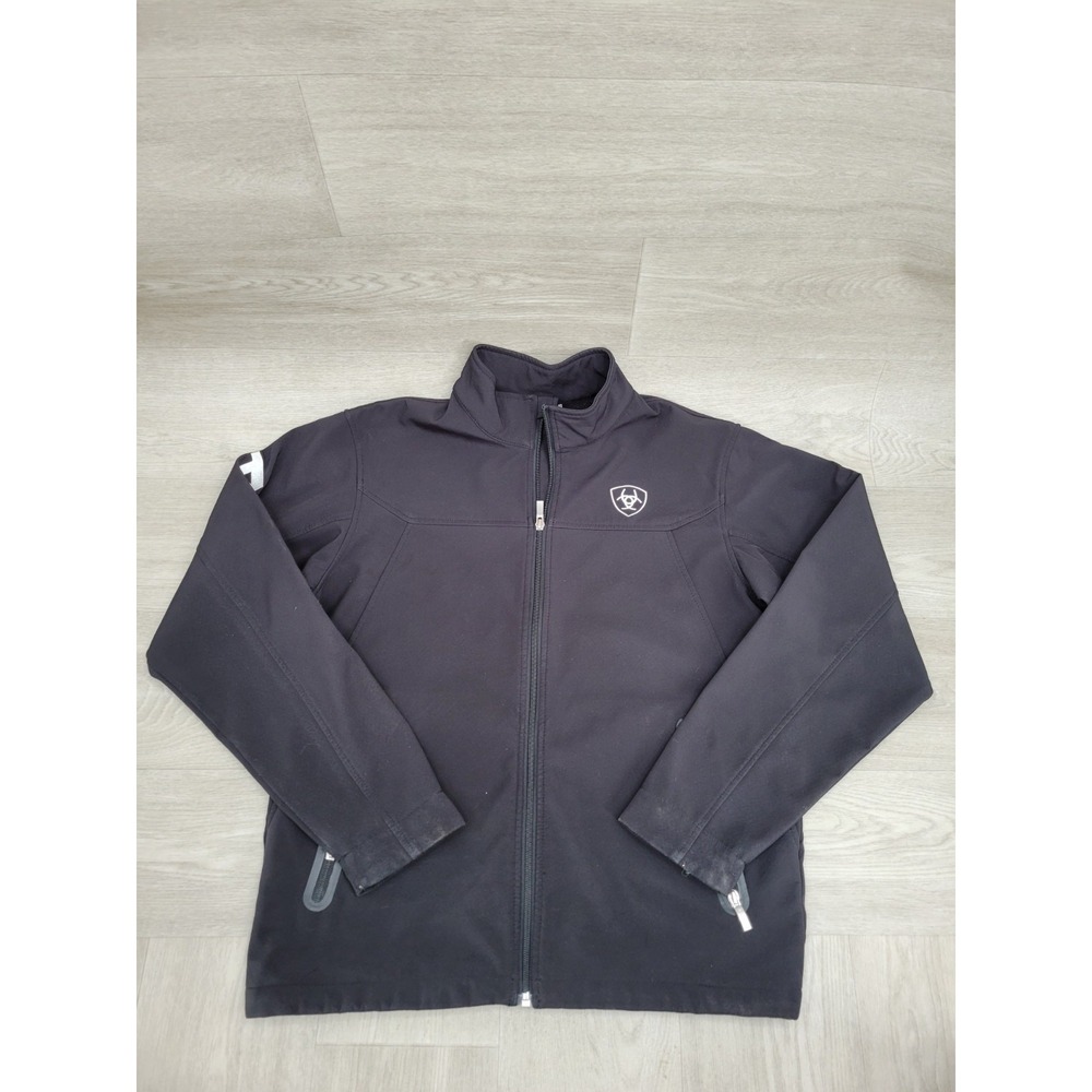 Ariat New Team Softshell Jacket Men's M Black AriatTEK Western Rodeo 10019279